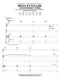 Before It's Too Late (Sam And Mikaela's Theme)
