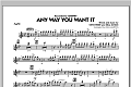 Any Way You Want It - Flute