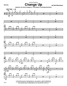 Change Up (based on I Got Rhythm by George Gershwin) - Drum Set 