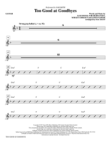Too Good at Goodbyes - Guitar 
