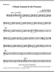 I Stand Amazed In The Presence - Double Bass 