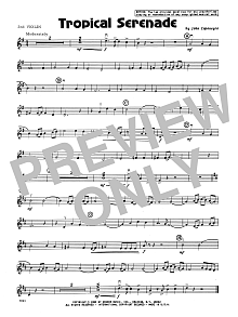 Tropical Serenade - 2nd Violin 