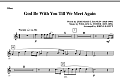 God Be With You Till We Meet Again - Oboe