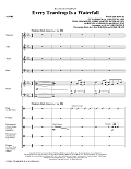Every Teardrop Is a Waterfall (arr. Susan Brumfield) - Score