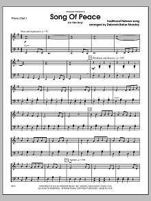 Song Of Peace (Lo Yisa Goy) - Piano 