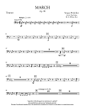 March, Op. 99 - Timpani