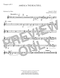 America, the Beautiful - Bb Trumpet 3