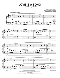 Love Is A Song [Classical version] (from Bambi) (arr. Phillip Keveren)