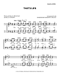 That's Life (arr. Barbershop Harmony Society)