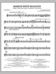 March With Mancini - Bb Trumpet 1 