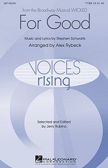 For Good (from Wicked) (arr. Alex Rybeck) 