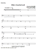 I Have Seen the Lord - Double Bass