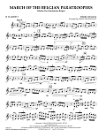 March Of The Belgian Paratroopers - Bb Clarinet 1
