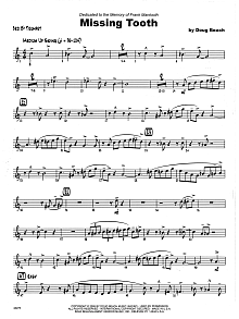 Missing Tooth - 3rd Bb Trumpet 