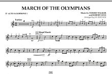 March Of The Olympians - Eb Alto Saxophone 1 