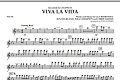 Viva La Vida - Flute