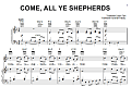 Come, All Ye Shepherds