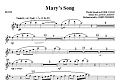 Mary's Song - Flute