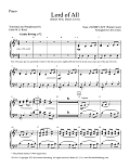 Lord Of All (Infant Holy, Infant Lowly) - Piano