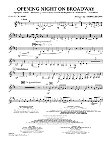 Opening Night on Broadway - Eb Alto Clarinet 