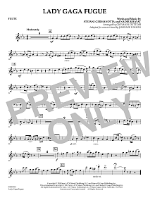 Lady Gaga Fugue - Flute 