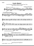 Carols, Rejoice! (Medley) - Violin 1