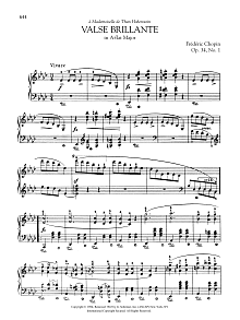 Valse brillante in A-flat Major, Op. 34, No. 1 