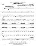 Say Something (feat. Chris Stapleton) (arr. Mac Huff) - Drums