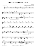Ukrainian Bell Carol (arr. Richard L. Saucedo) - Bb Clarinet 2