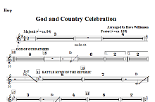 God And Country Celebration (Medley) - Harp 