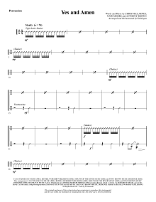 Yes and Amen - Percussion 
