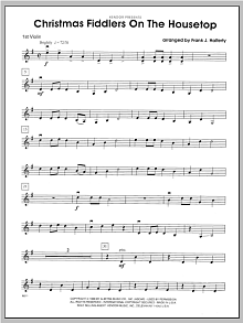 Christmas Fiddlers On The Housetop - Violin 1 