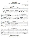 Gavotte II, BWV 811
