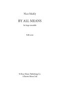 By All Means - Full Score