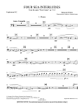 Four Sea Interludes (from the opera "Peter Grimes") - Euphonium in Bass Clef