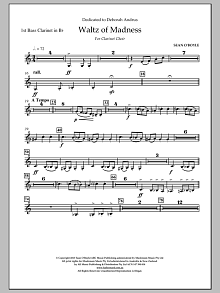 Waltz Of Madness - Bb Bass Clarinet 1 