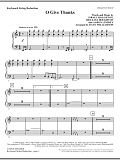 O Give Thanks - Keyboard String Reduction