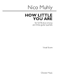 How Little You Are (Vocal Score) - Score