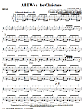 All I Want For Christmas - Drums