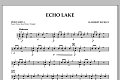 Echo Lake - Percussion 1