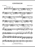 Continuum - Bb Clarinet 1