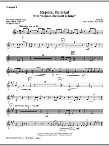 Rejoice, Be Glad! (with Rejoice, The Lord Is King) - Bb Trumpet 2 