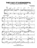 They Say It's Wonderful [Jazz version]