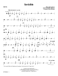 Invisible (arr. Ed Lojeski) - Drums