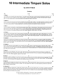 10 Intermediate Timpani Solos