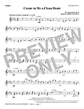 Create in Me a Clean Heart - Violin 1