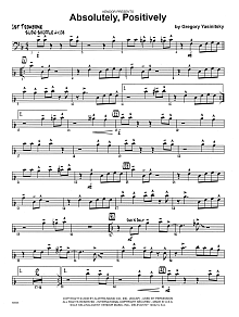 Absolutely, Positively - 1st Trombone 