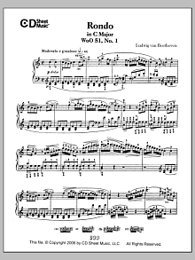 Rondo in C Major, Op. 51, No. 1 