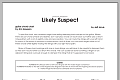 Likely Suspect - Guitar