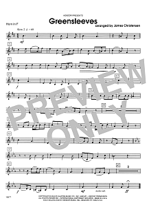 Greensleeves - Horn in F 